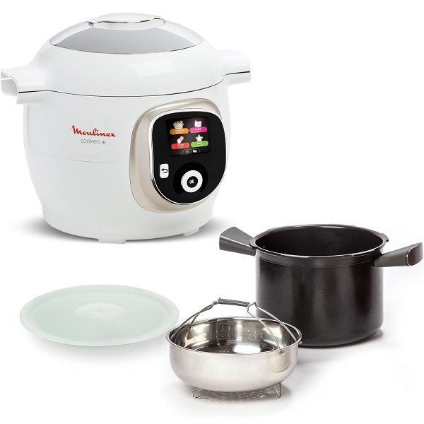 Moulinex, Cookeo - Multicooker inteligente 6L, 150 recetas integradas